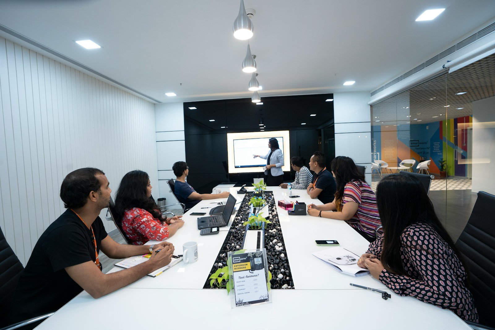Strategist walking a client team through their SEO priorities